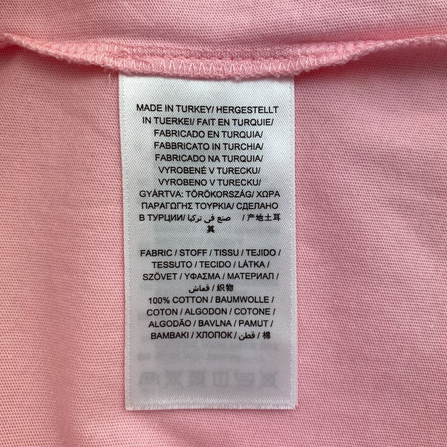 GANT T-shirt à col rond avec logo rose clair taille XS