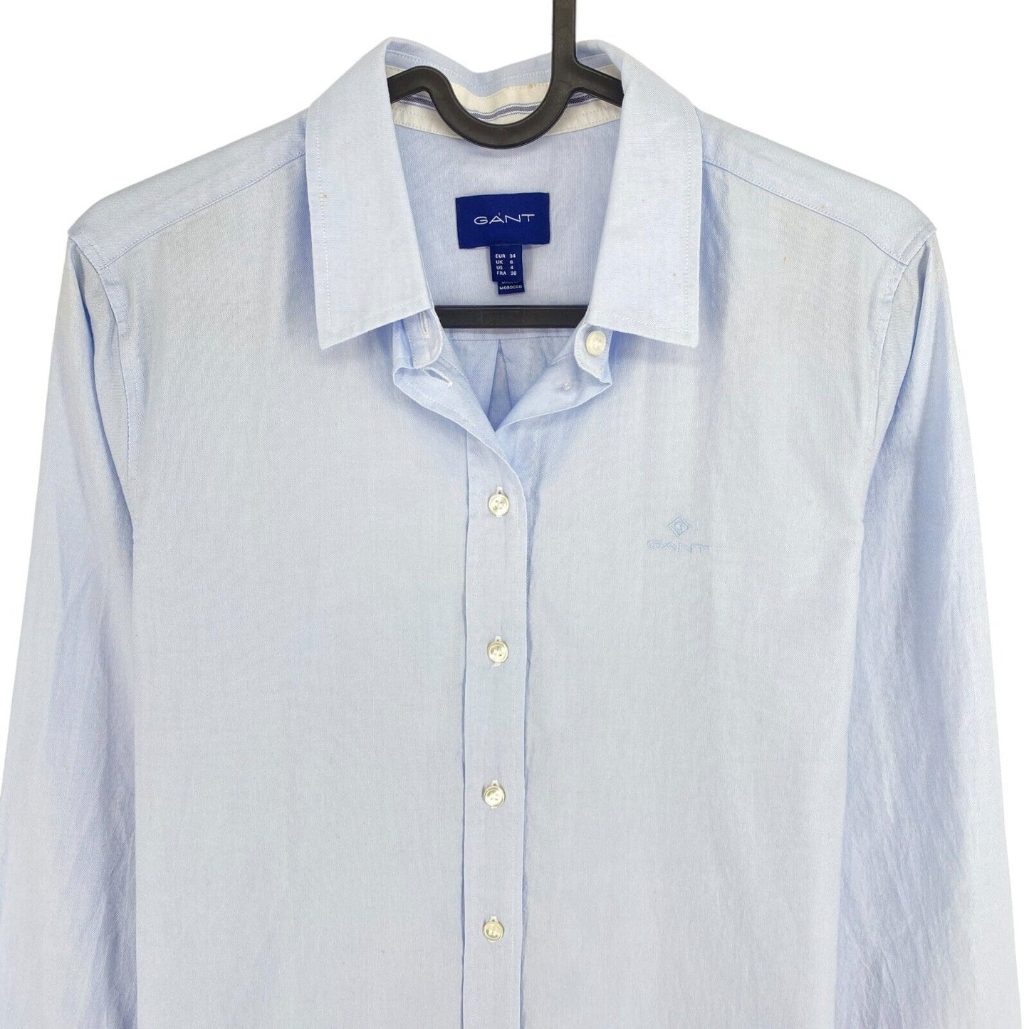 GANT Blue Cotton Shirt Size EU 34 UK 6 US 4