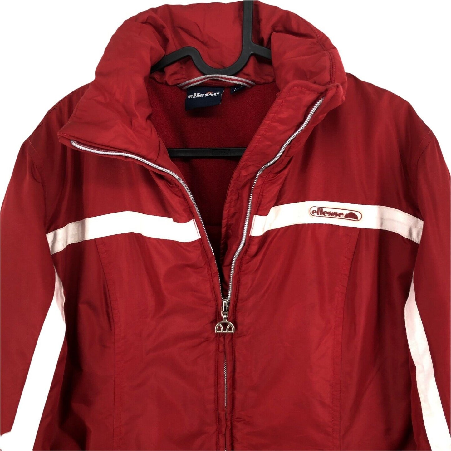 ELLESSE Red Padded Coat Jacket Size EU 36 UK 10 US 6