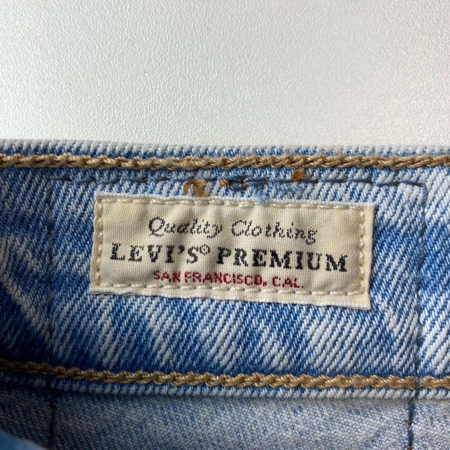 Levi's Premium Damen Jeans im 70er-Jahre-Stil mit hoher Taille und schmaler Passform, W30 L31, Blau