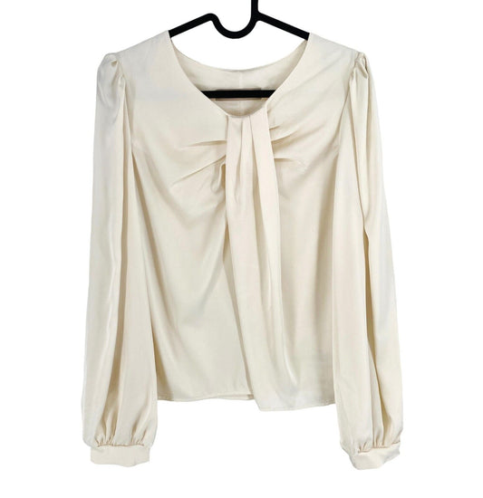 RINASCIMENTO Women Beige Crew Neck Blouse Size XS