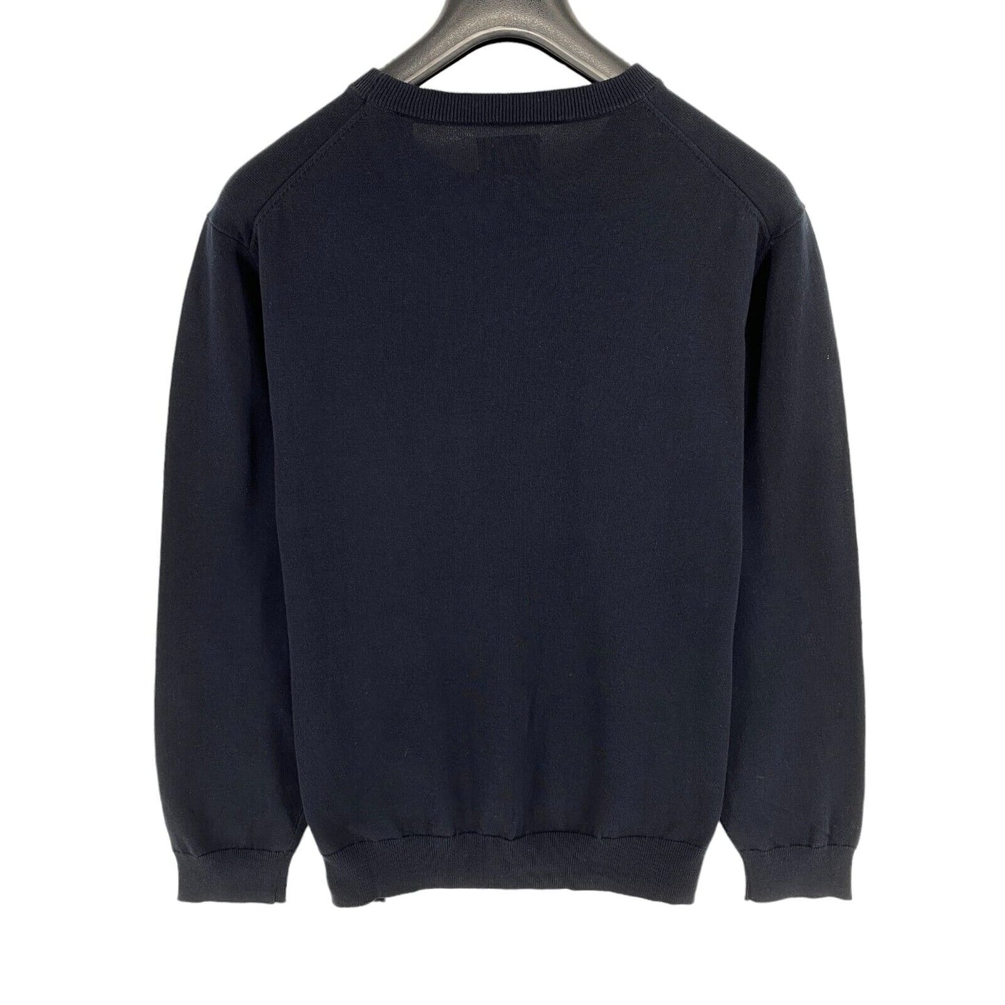 GANT Men Navy Blue Classic Cotton Crew Neck Sweater Pullover Size 3XL XXXL