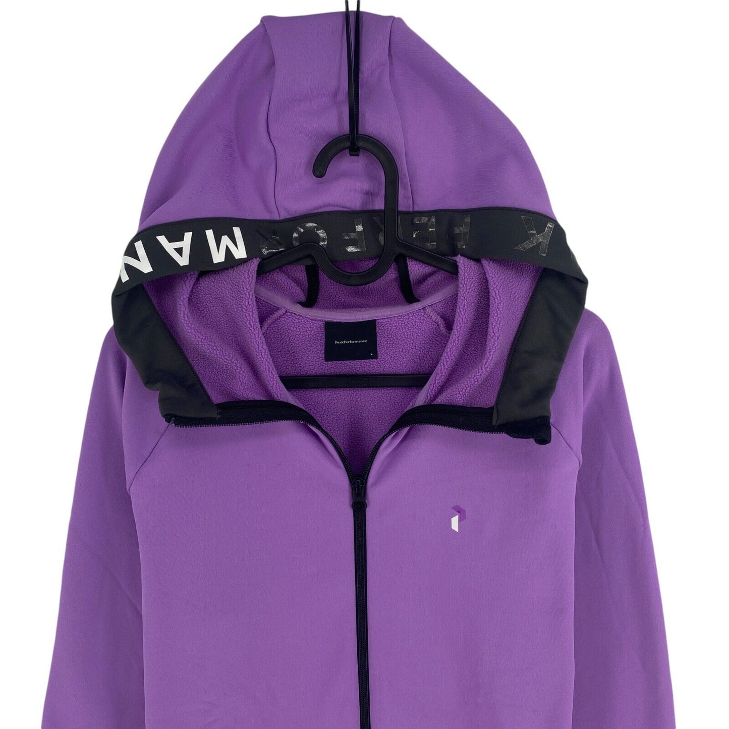 Peak Performance Women Purple Rider Zip Hood Jacket Size L