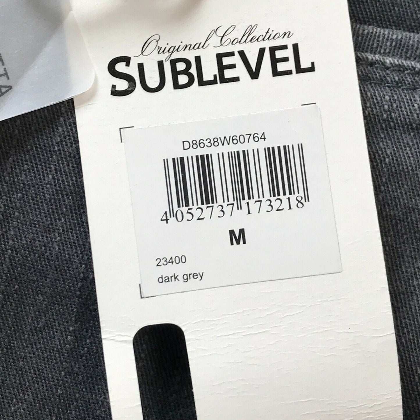 SUBLEVEL Damen Jeans Skinny Fit Dunkelgrau Größe M W30