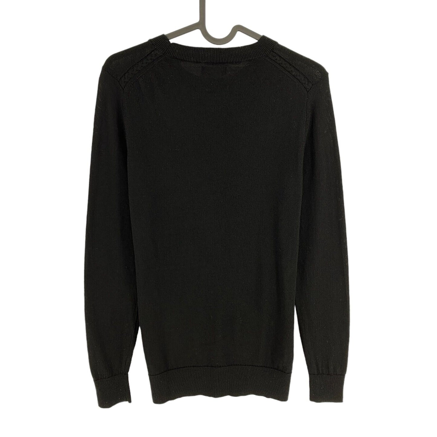 GANT Black Crew Neck Sweater Pullover Size S