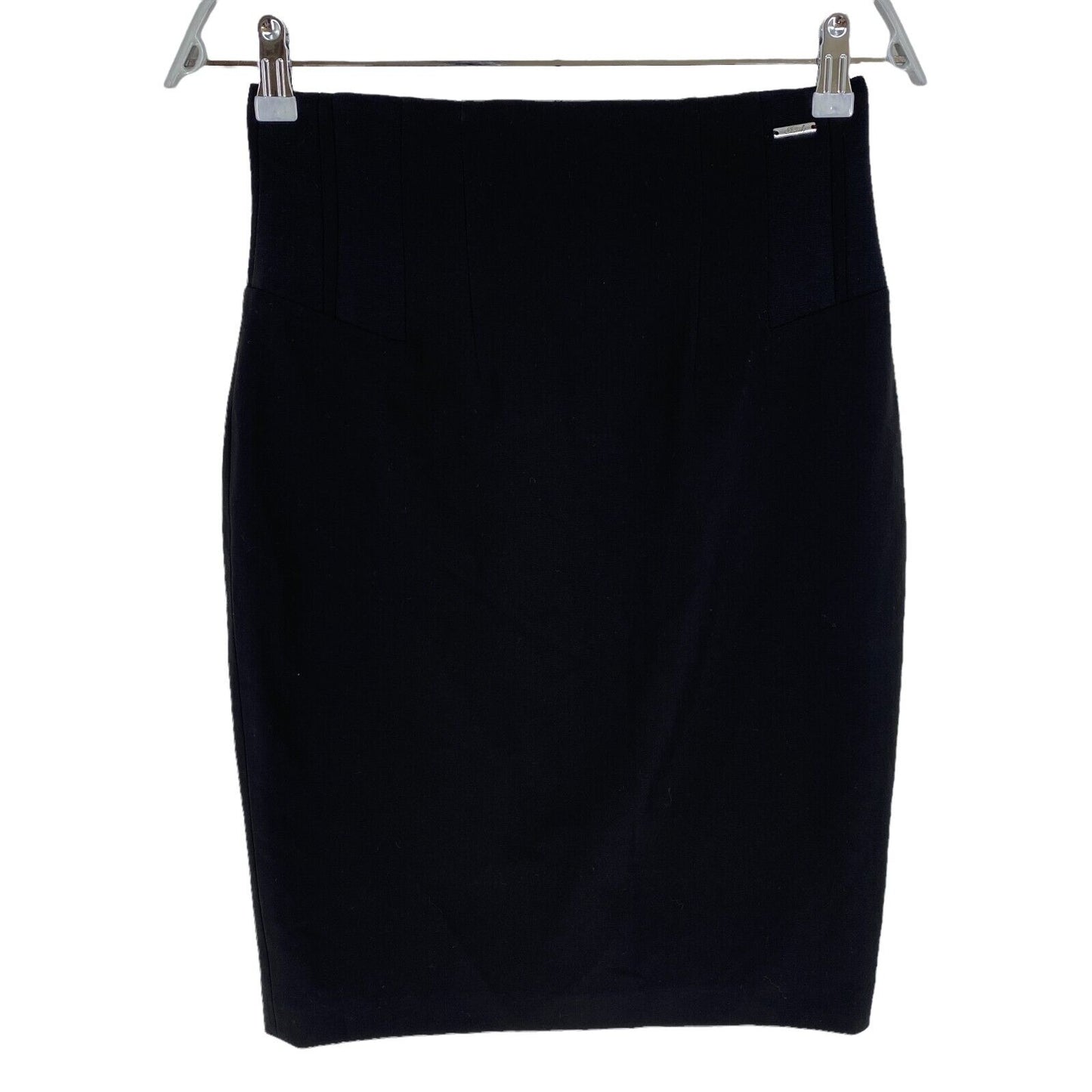 RPR €120 Fairly Black Regular Fit Pencil Skirt Size EU 36 UK 8 US 6