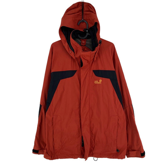 Jack Wolfskin Texapore Orange Hooded Jacket Coat Size M