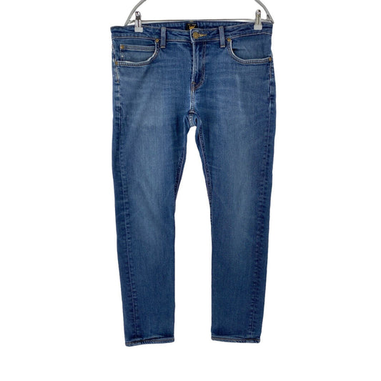 Lee MALONE Jeans in Skinny-Fit, Stretch, Blau, Größe W33 L28