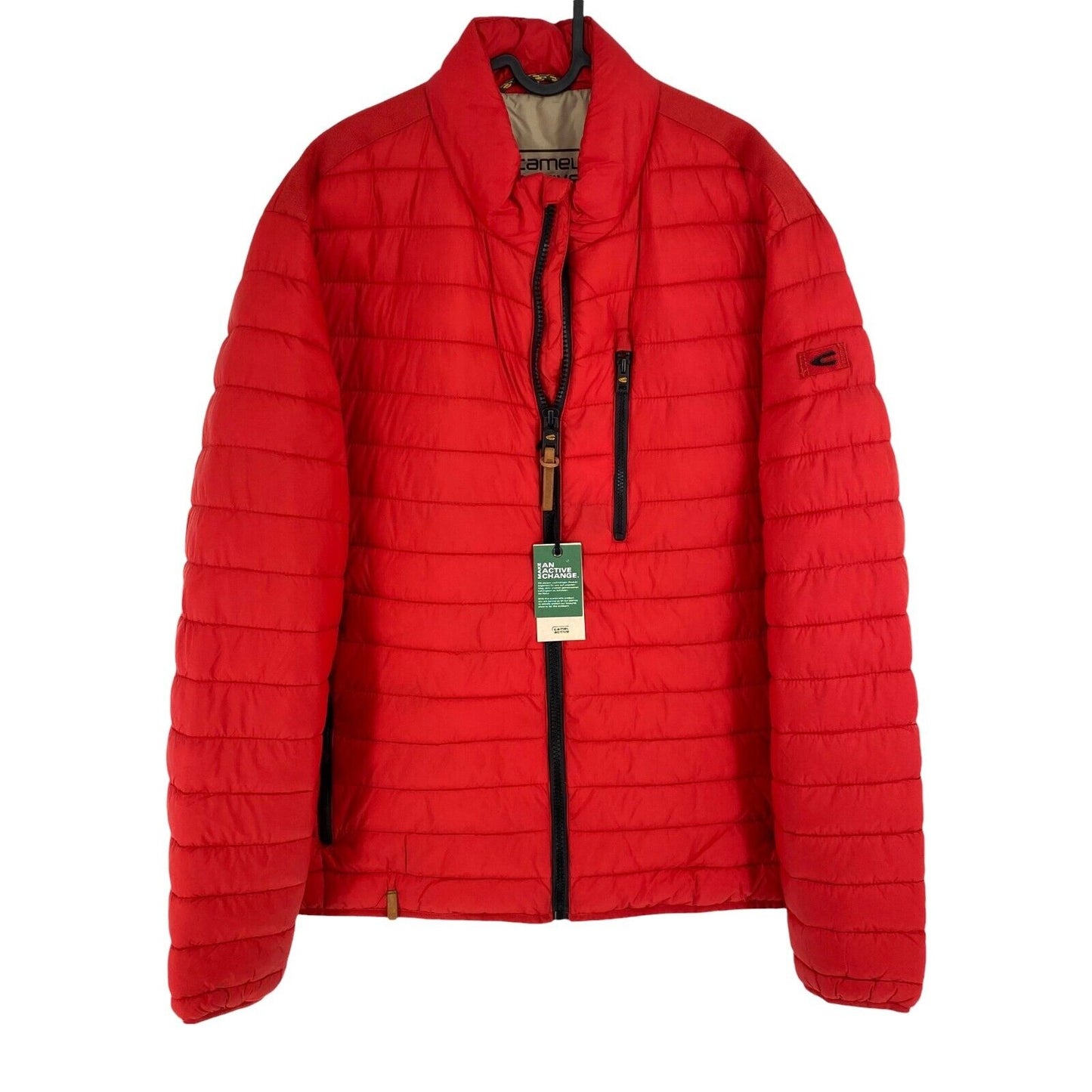 CAMEL ACTIVE Men Red Padded Jacket Coat Size EU 58 UK/US 48