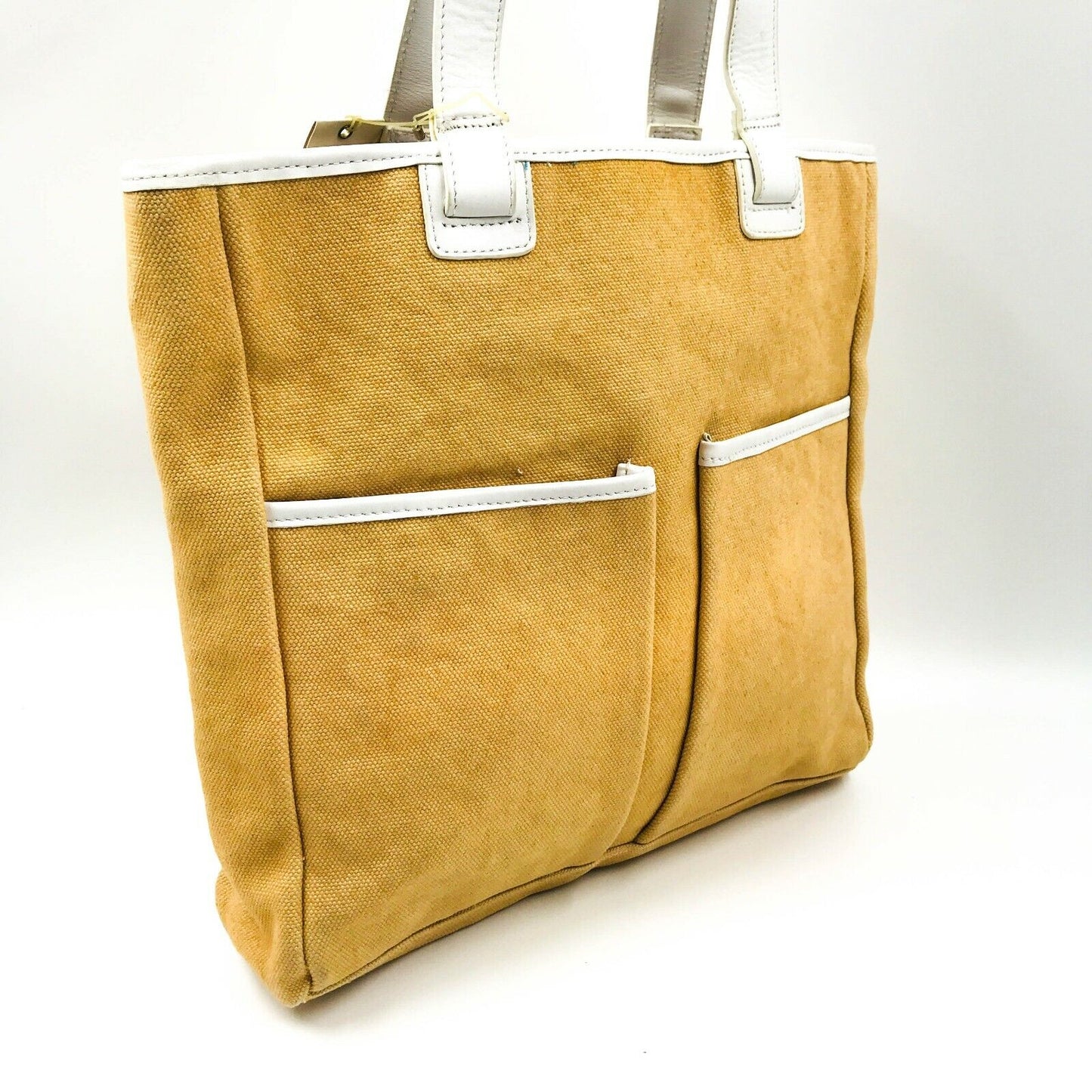 Full Circle Light Brown Canvas Handbag Shoulder Bag