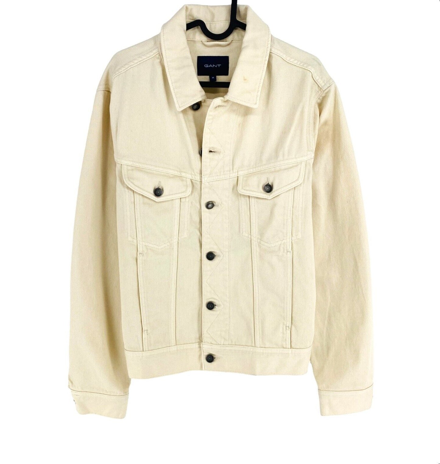 GANT Beige Baumwoll-Jeans-Truckerjacke Größe M