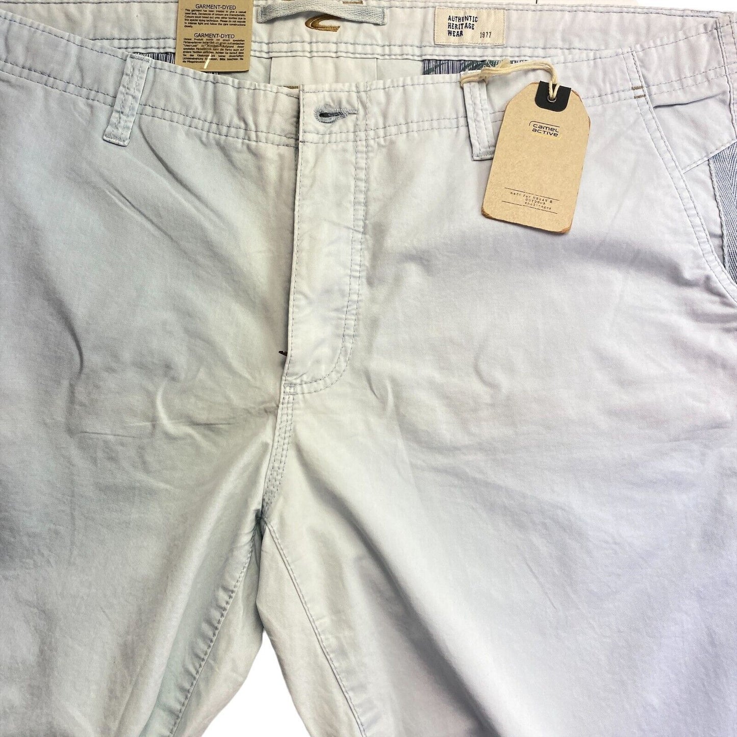 Camel Active Light Blue 100% Cotton Chino Shorts Size W44 W46