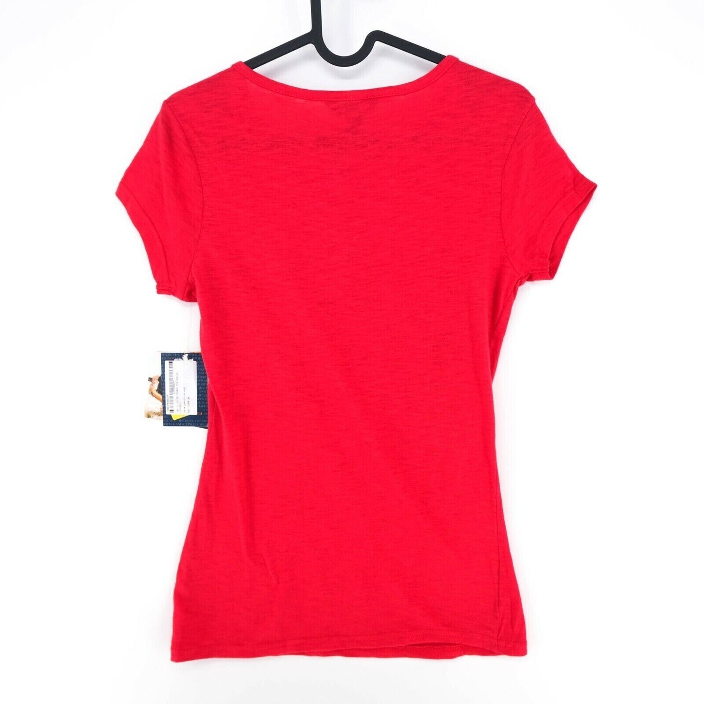 DEREON Red Crew Neck Top T Shirt Size S