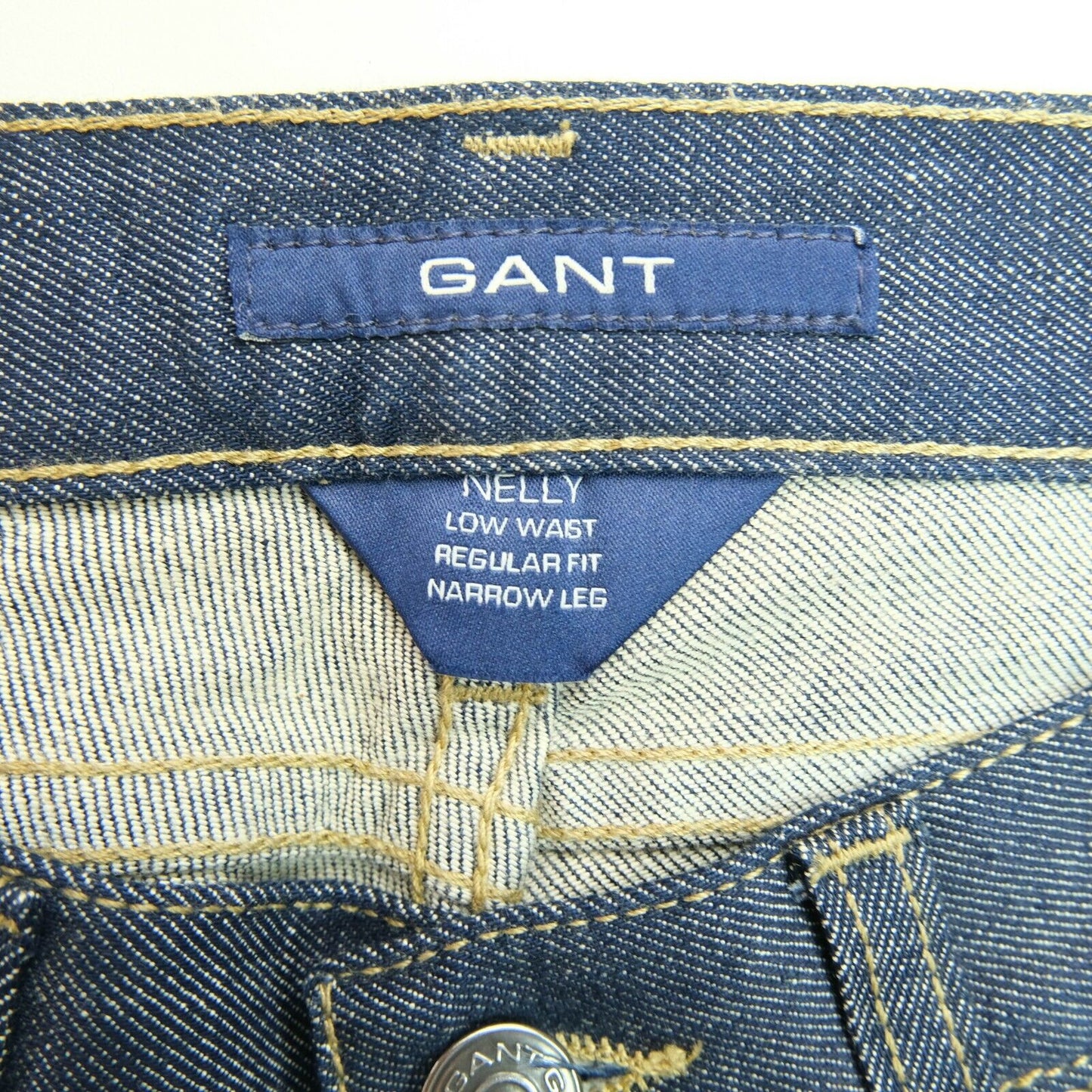 GANT Dark Blue Nelly Denim Narrow Leg Jeans Size W27 L34