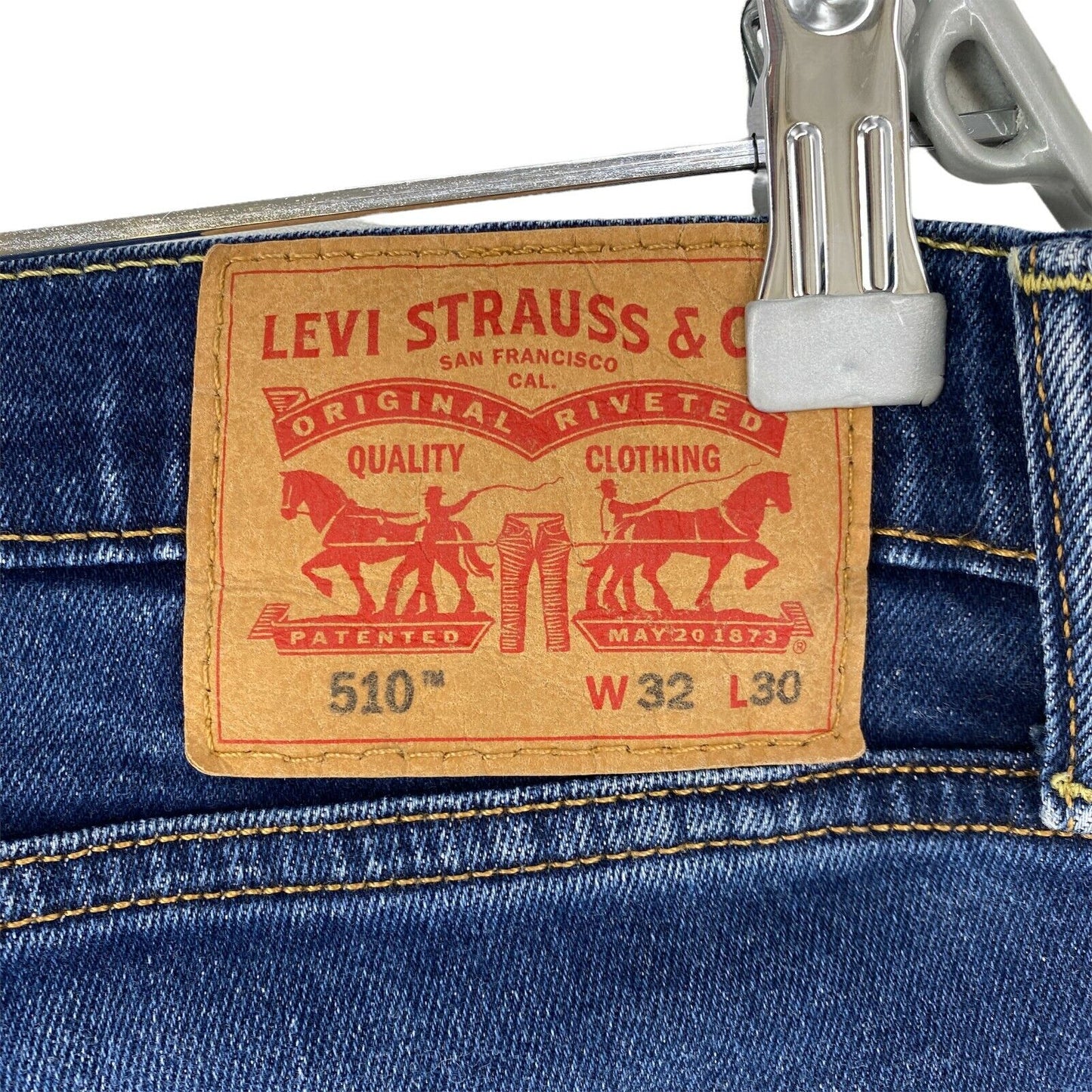 Levi's 510 Jeans in Skinny-Passform, Blau, W32 L30