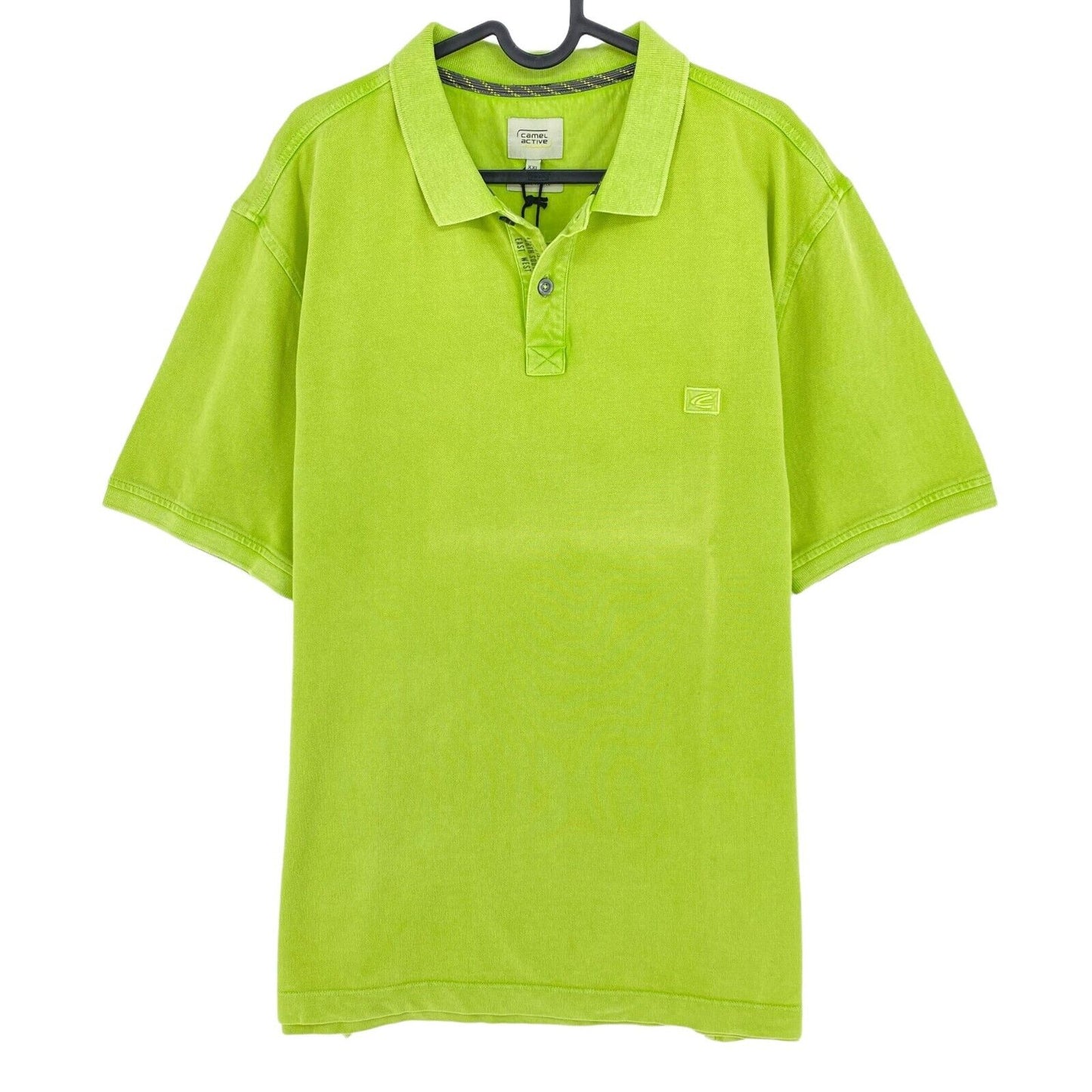 Camel Active Light Green Logo Pique Polo Shirt Size 2XL XXL