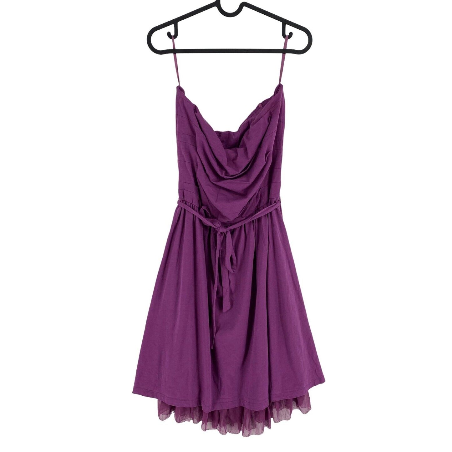 MORE & MORE Women Purple Sleeveless Flared Dress Size EU 42 UK 14 US 12