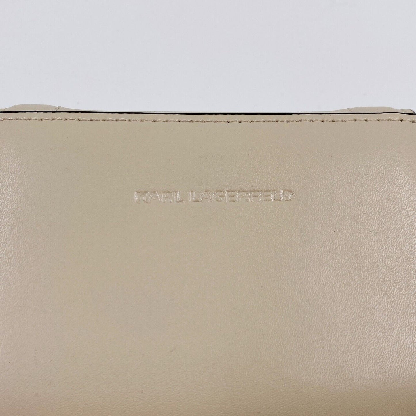 Karl Lagerfeld Beige Women 100% Cow Leather Wallet