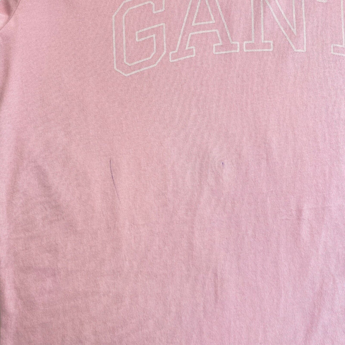 GANT Pink Arch Logo Crew Neck T Shirt Size XS