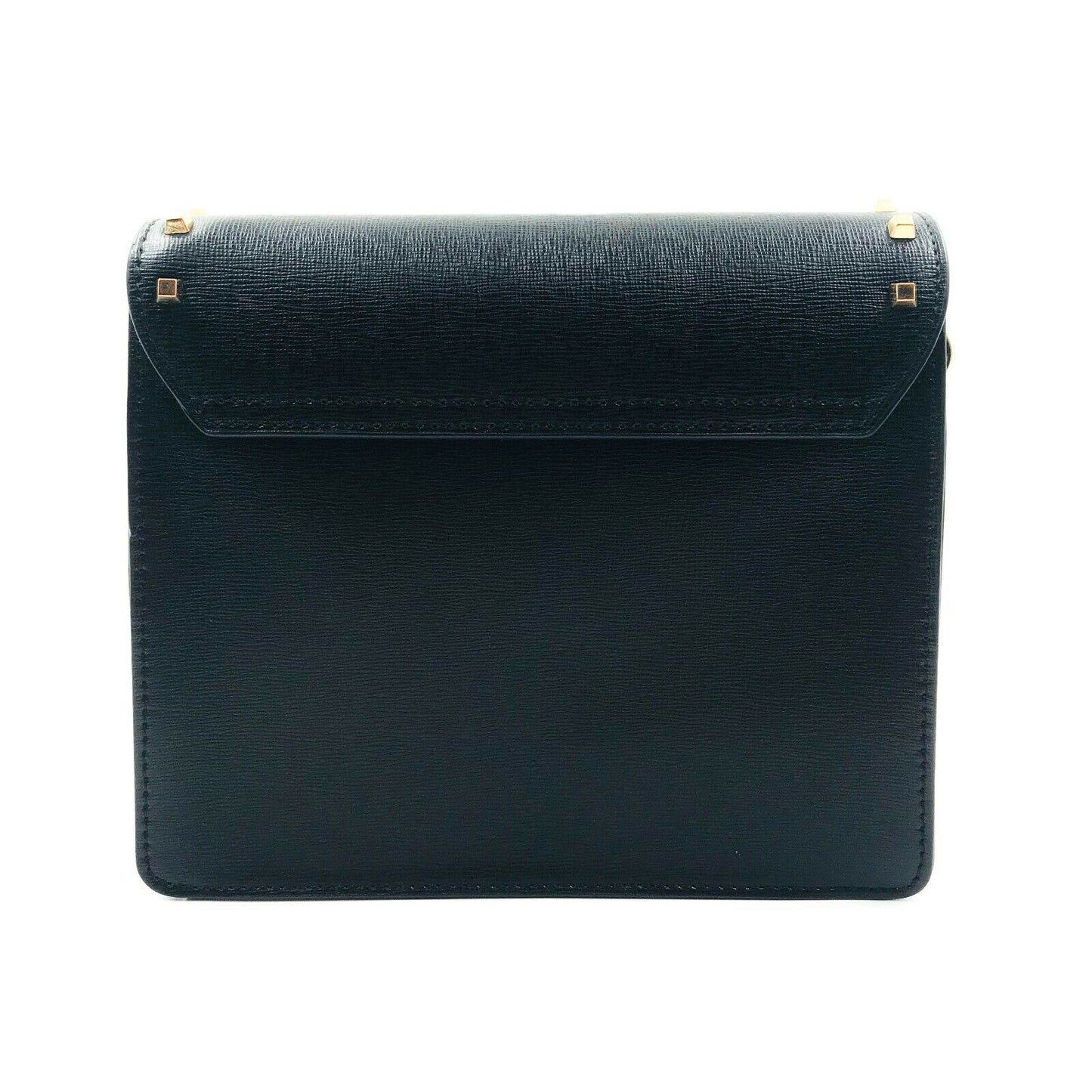 LA MARTINA 100% cuir noir petit sac à bandoulière pochette sac à main