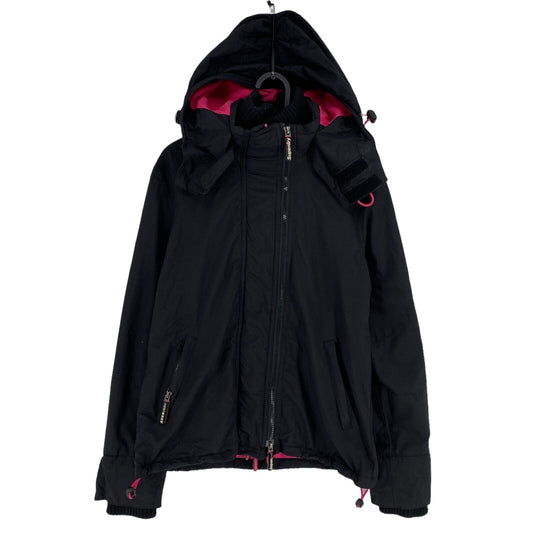 SUPERDRY Professional The Windcheater Black Hooded Jacket Size M