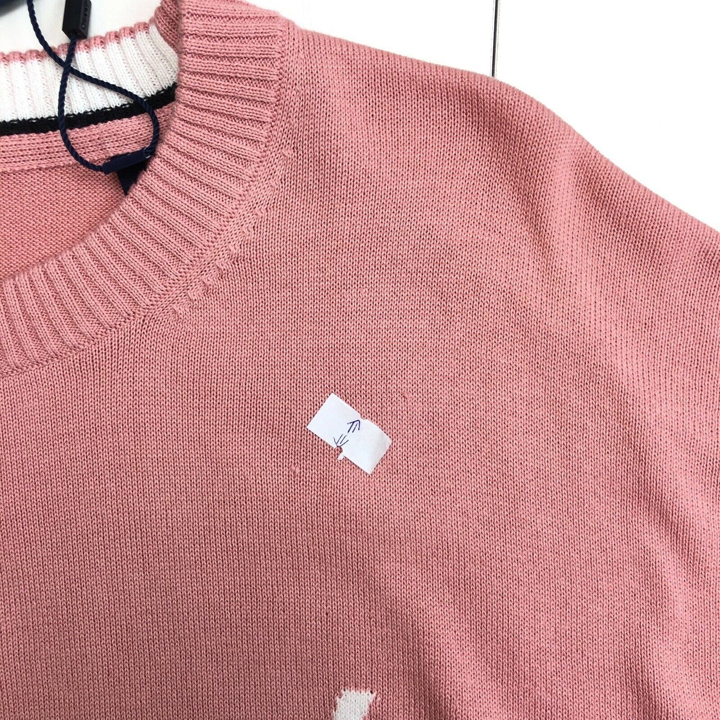 GANT Pink Crew Neck Logo Jumper Sweater Size XS