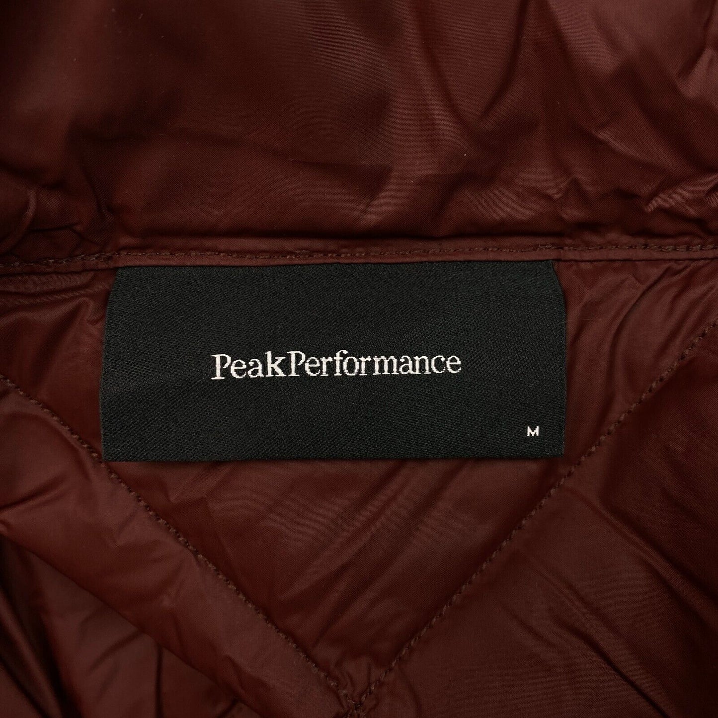 RRP €309 Peak Performance Brown W Mount Down Liner Jacket Coat Size M