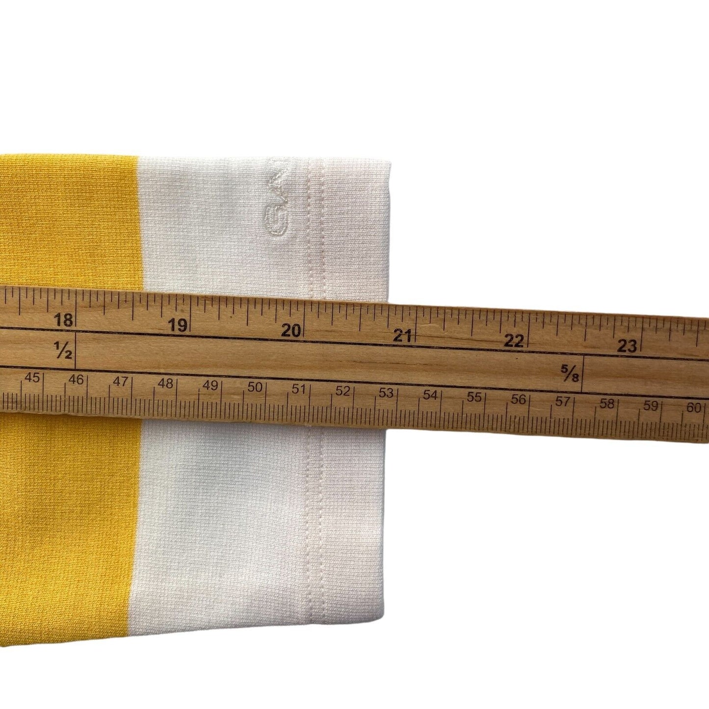 GANT Yellow Br Striped Jersey A Line Dress Size S