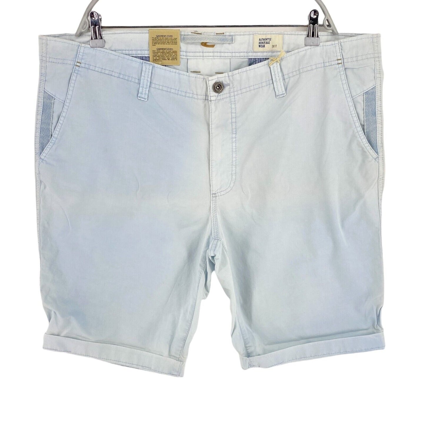 Camel Active Light Blue 100% Cotton Chino Shorts Size W44 W46