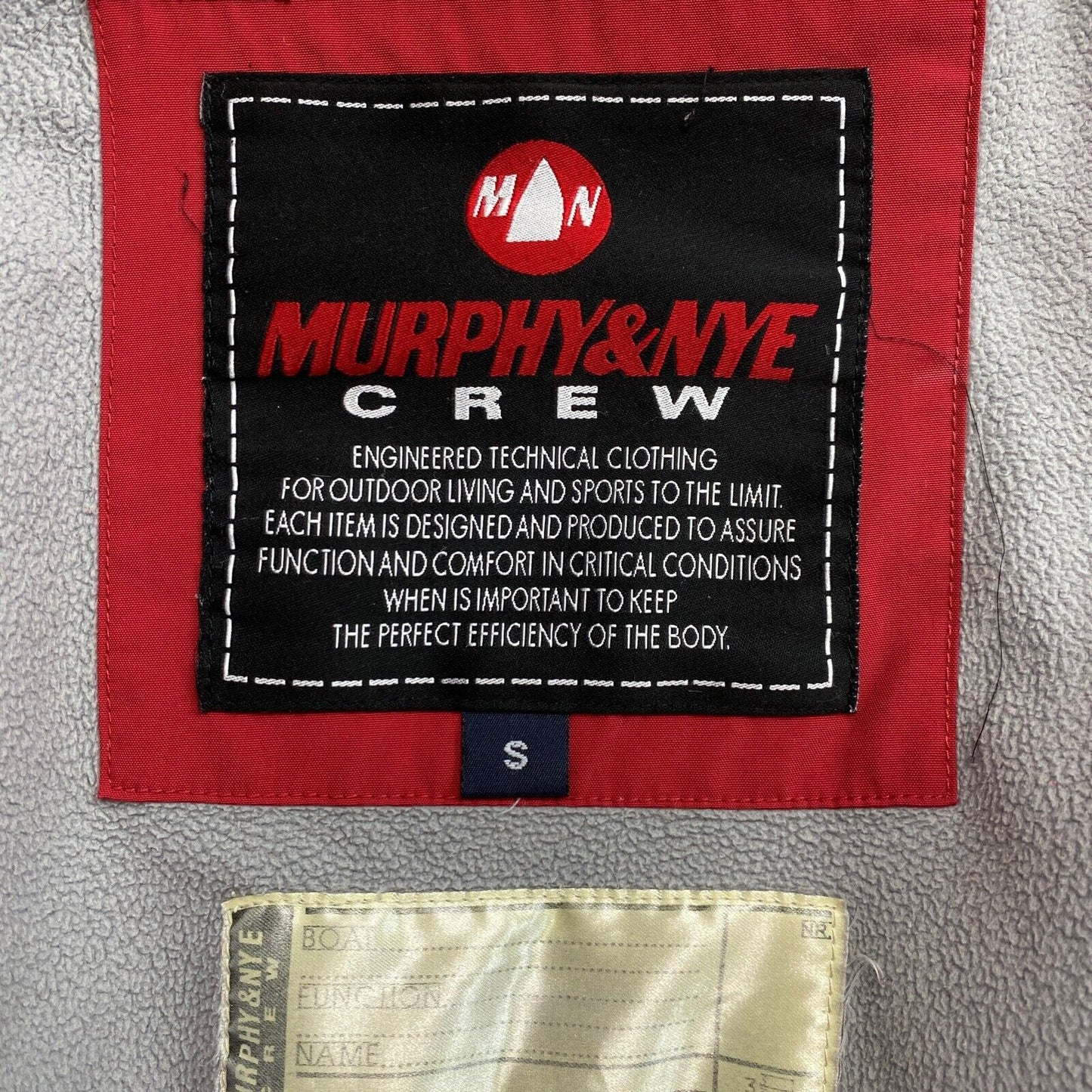 MURPHY & NYE Red Bomber Jacket Size S