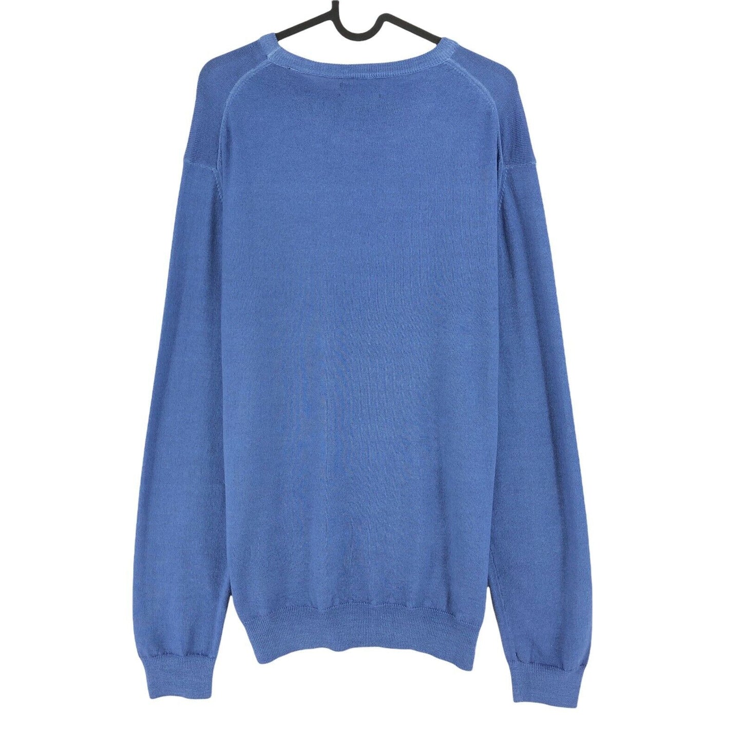 GANT Blue 100% Wool Crew Neck Jumper Sweater Size XL