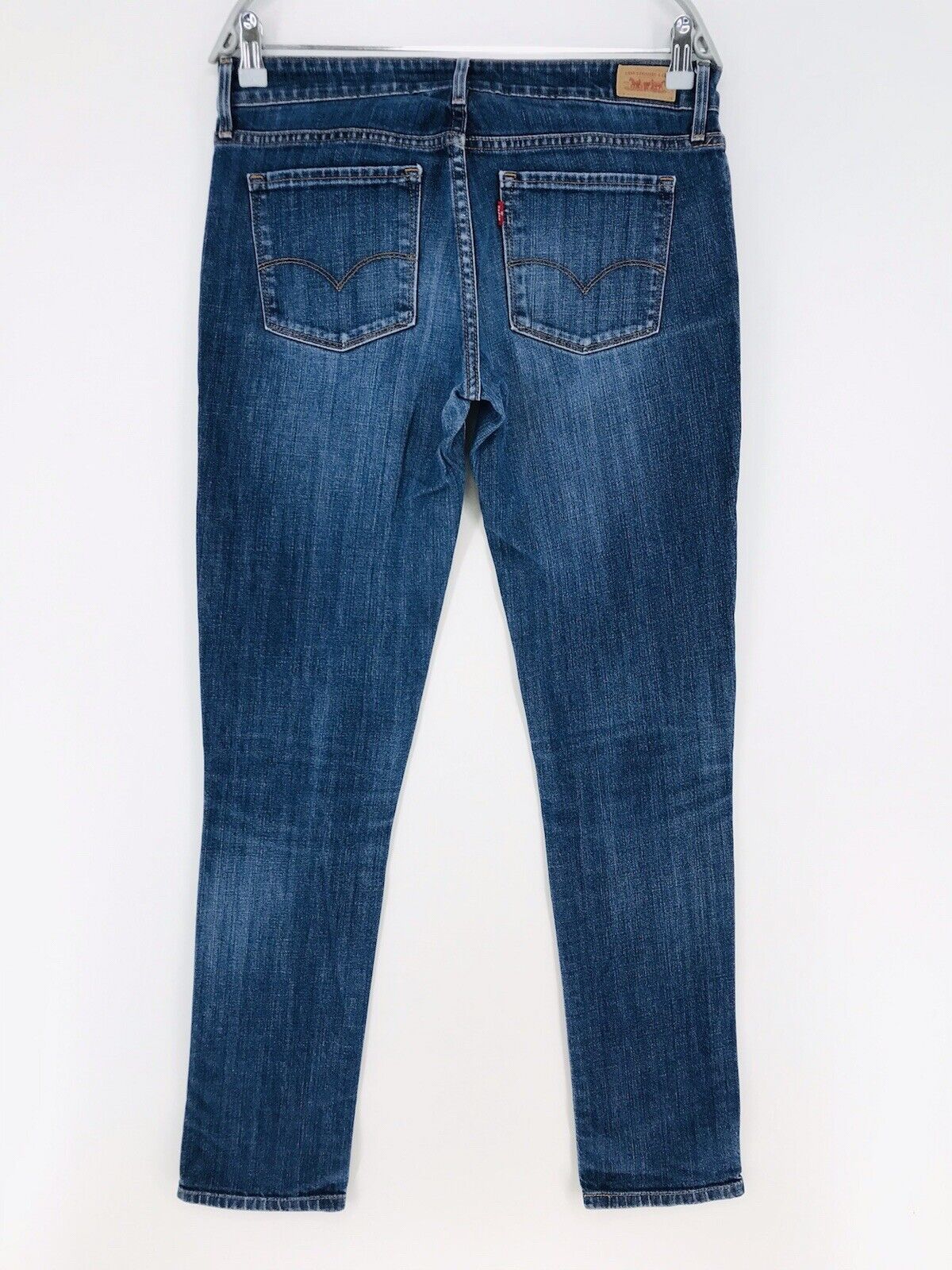 Vintage Levi's 531 Women Blue Stretch Low Rise Skinny Fit Jeans 8 Long / W30 L34