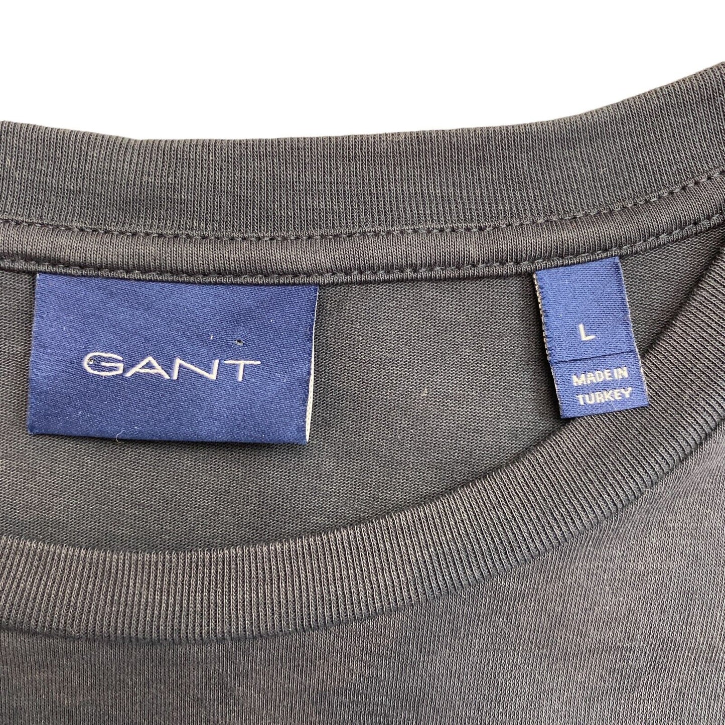 GANT Navy Blue Crew Neck T-Shirt Size L