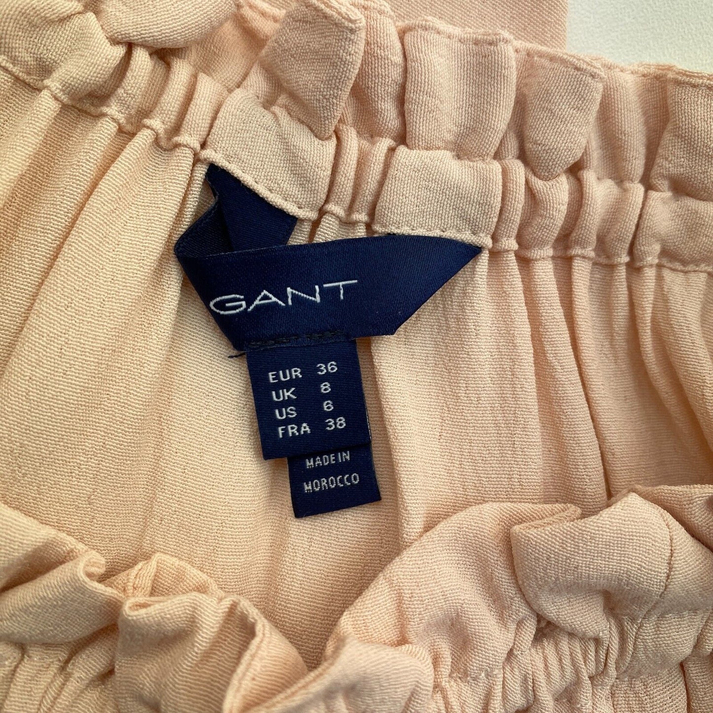 GANT Pink Boat Neck Blouse Size EU 36 UK 8 US 6