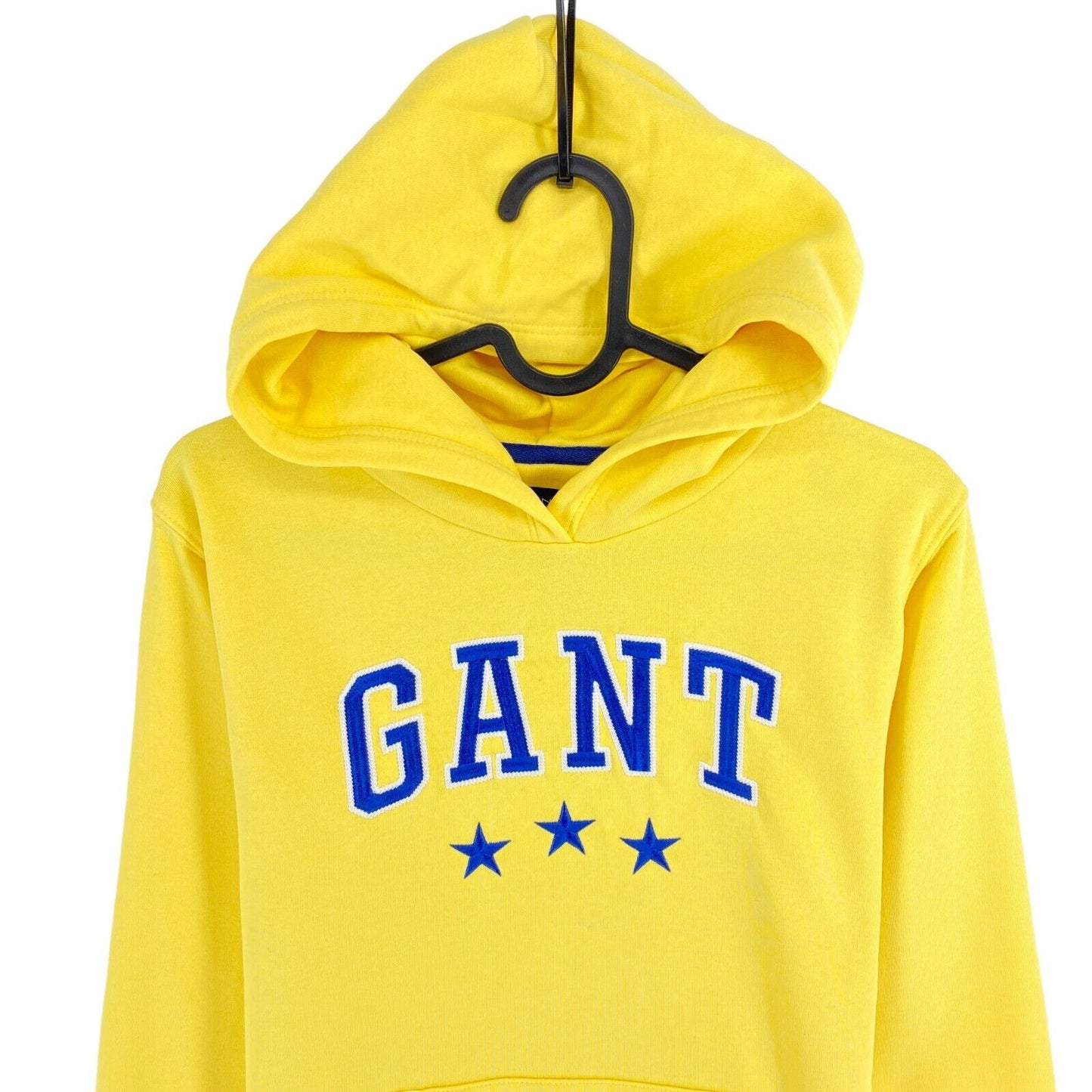 GANT Boys Yellow Varsity Hoodie Sweater Jumper Size 13-14 Years 158/164 cm