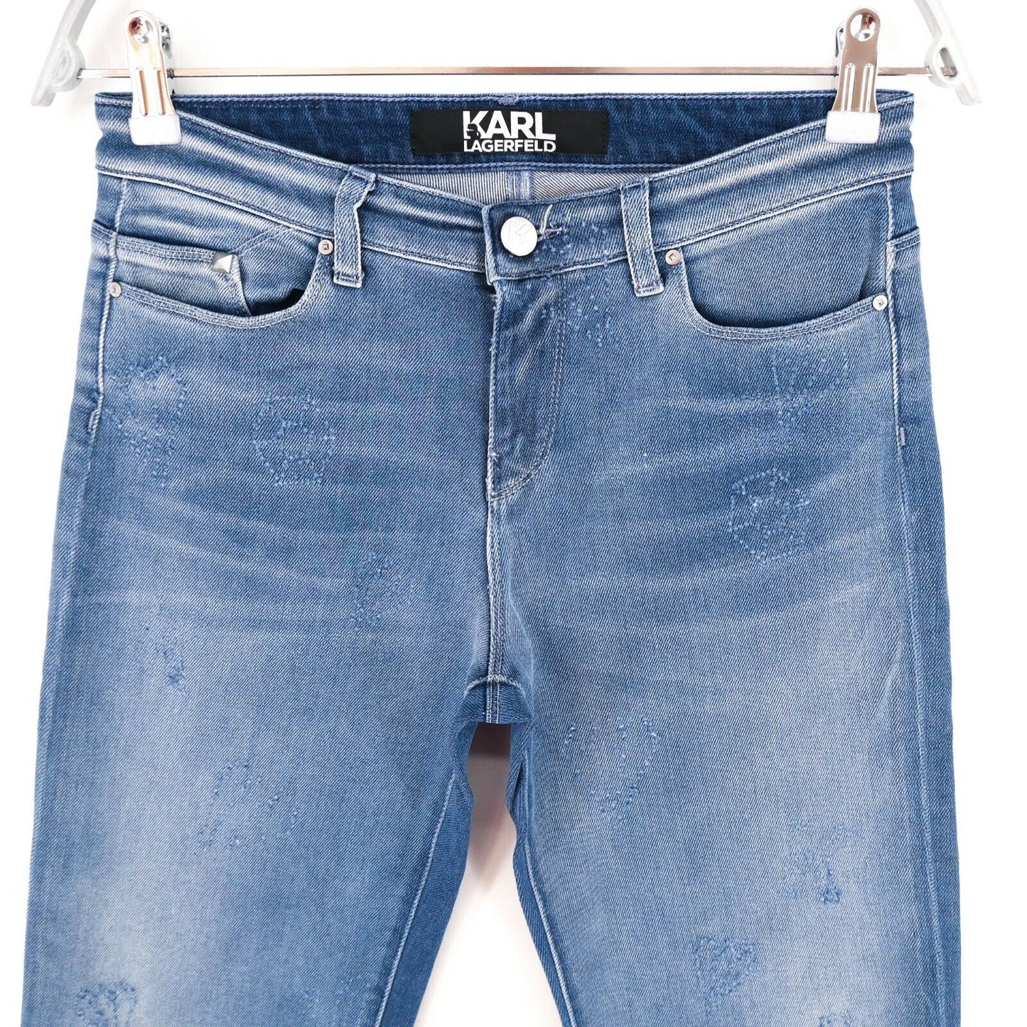 KARL LAGERFELD Jean skinny bleu clair Taille 25