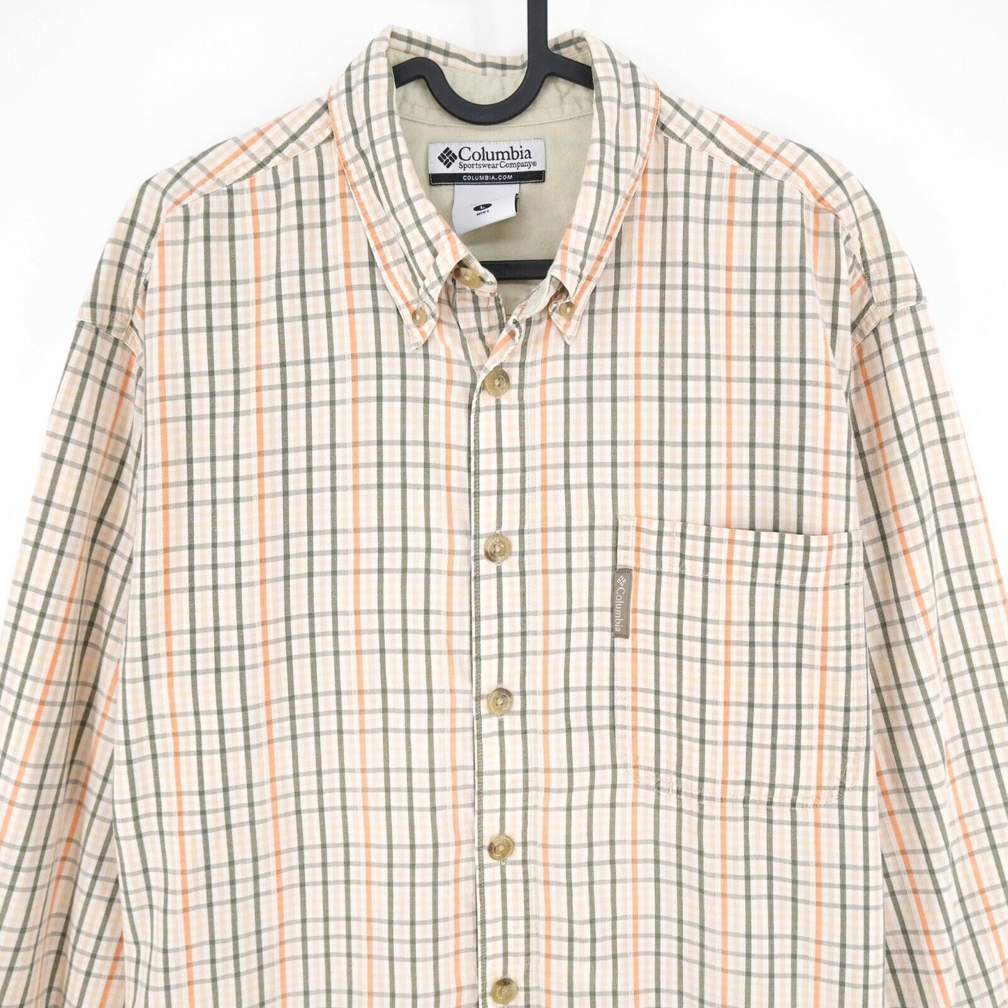 Columbia Coloured Check Print Shirt Size L