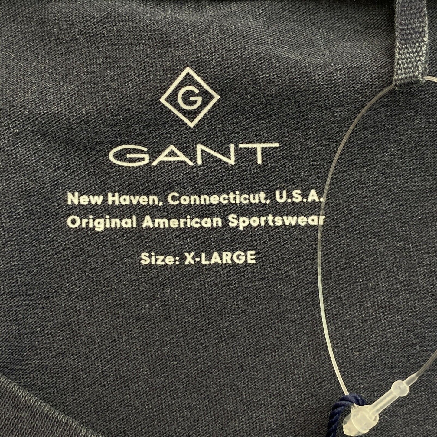 GANT Blue Sun Faded Crew Neck T-shirt Taille XL