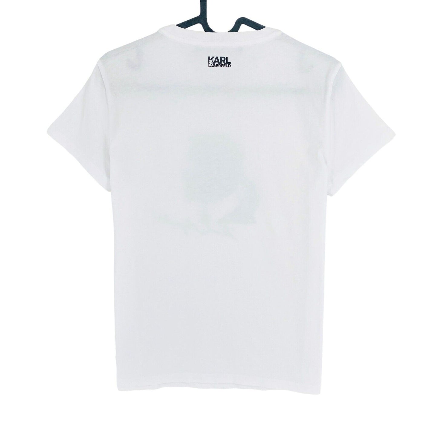 Karl Lagerfeld White Athleisure Kameo Crew Neck T Shirt Size S