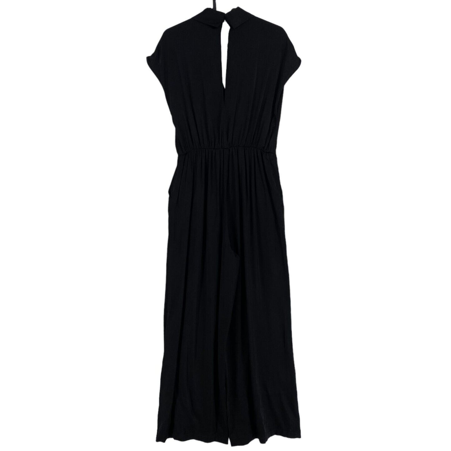 VERO MODA Women Black V Neck Sleeveless Jumpsuit Size S