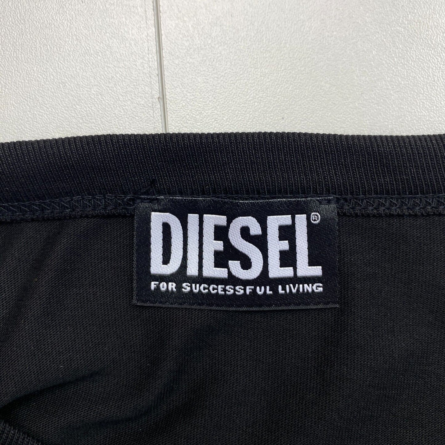 DIESEL Men Black T-JUST-G4 Crew Neck Short Sleeve T Shirt Size 3XL XXXL