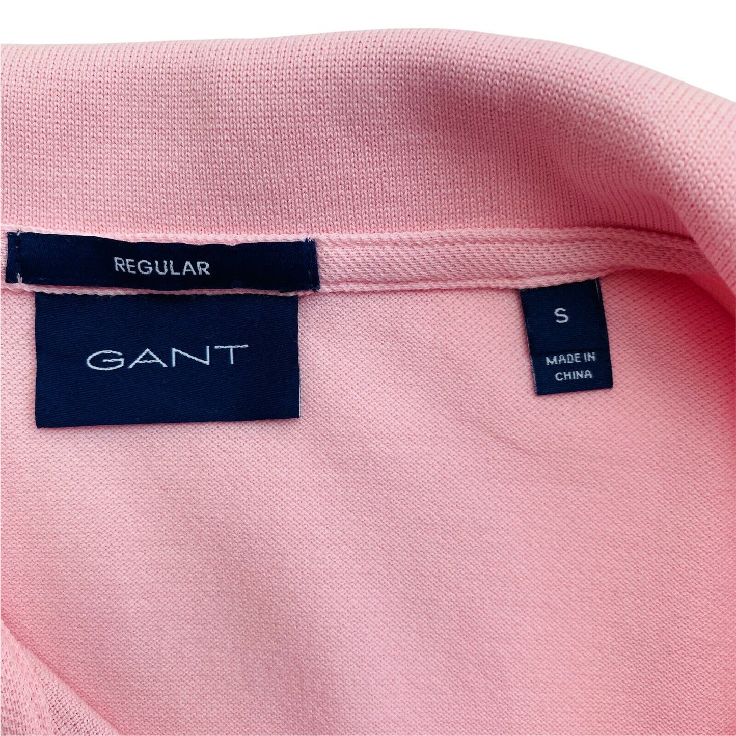 GANT Pink Original Polo Neck Short Sleeves Polo Size S