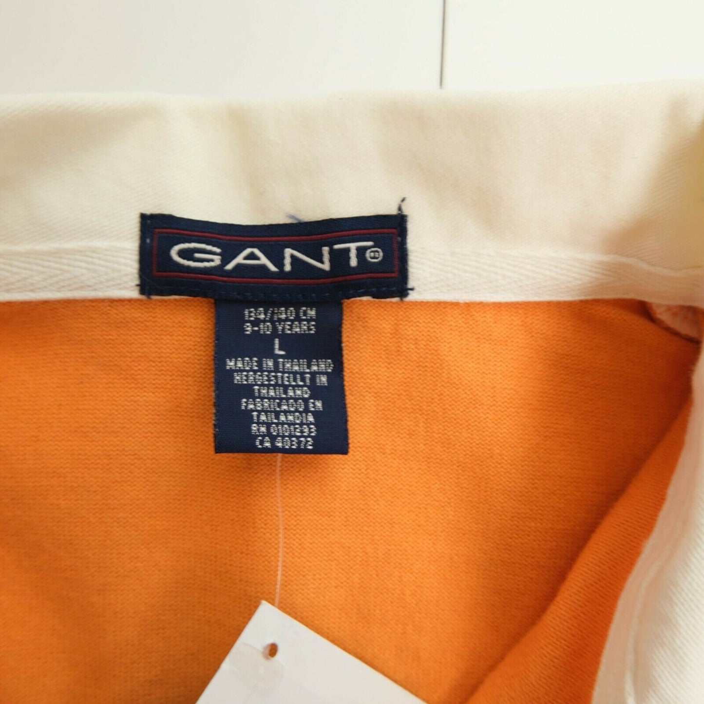 GANT Orange  Polo Neck Jumper Sweater Size 9-10 Years 134/140 cm