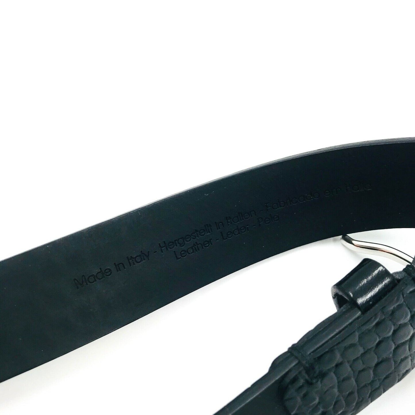 GANT Black 100% Leather Belt Size 90 cm 36 in.