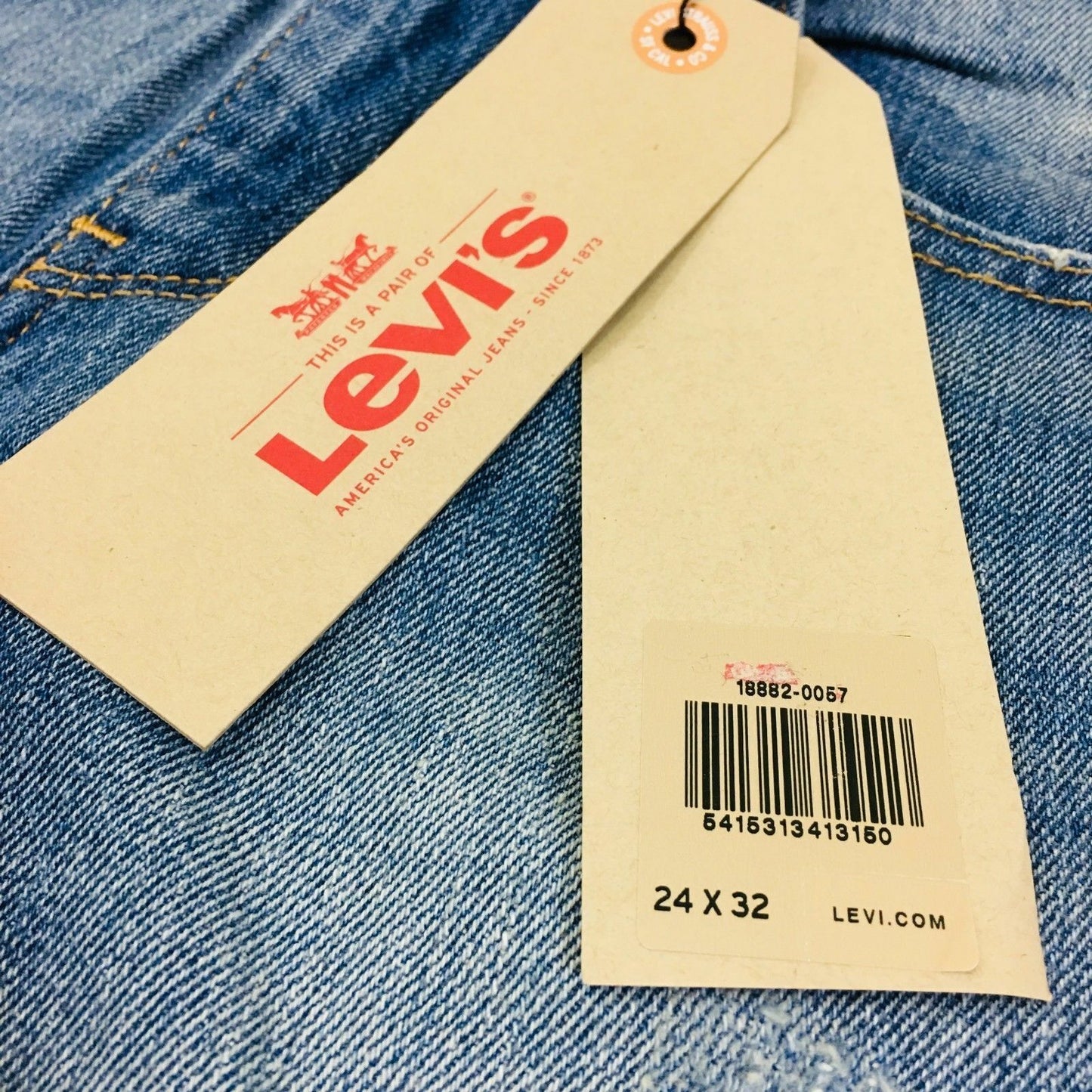 Levi‘s 721 Women‘s Teens Girl‘s High Rise Skinny Blue Jeans Size W23 W24 L32