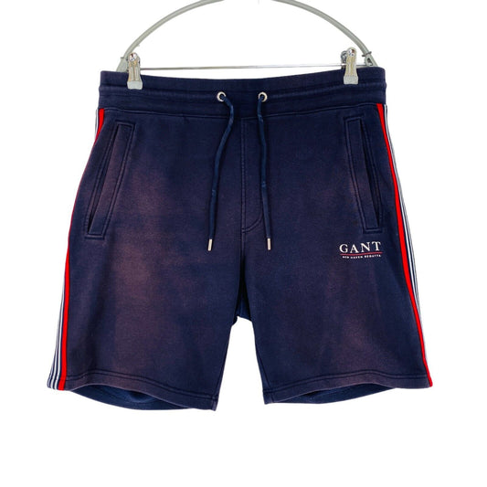 GANT Mens Dark Blue Regular Fit Sweat Shorts Size L