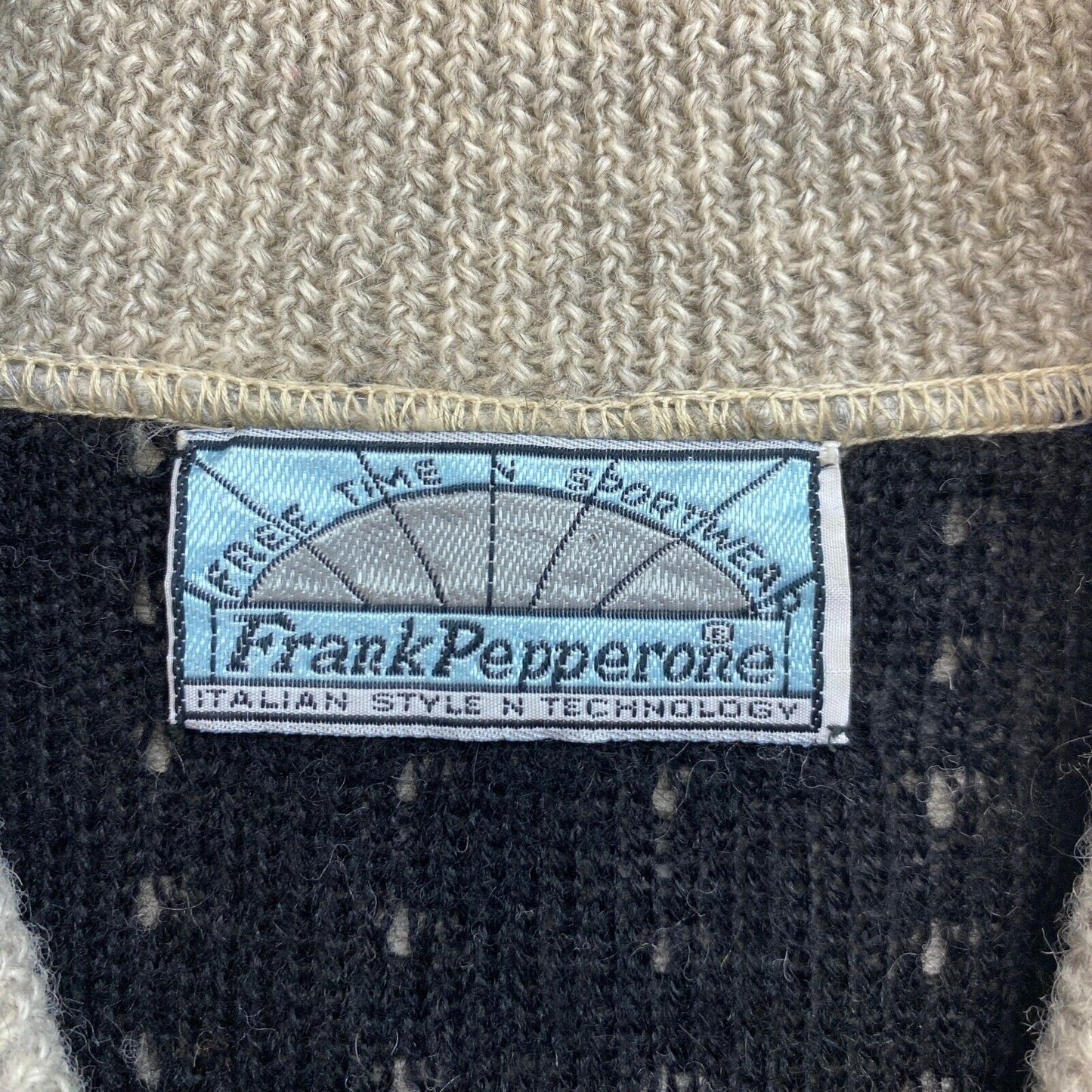 Cosby Vintage Retro 90s FRANK PEPPERONE Sweater Pullover Size EU 54 UK/US 44