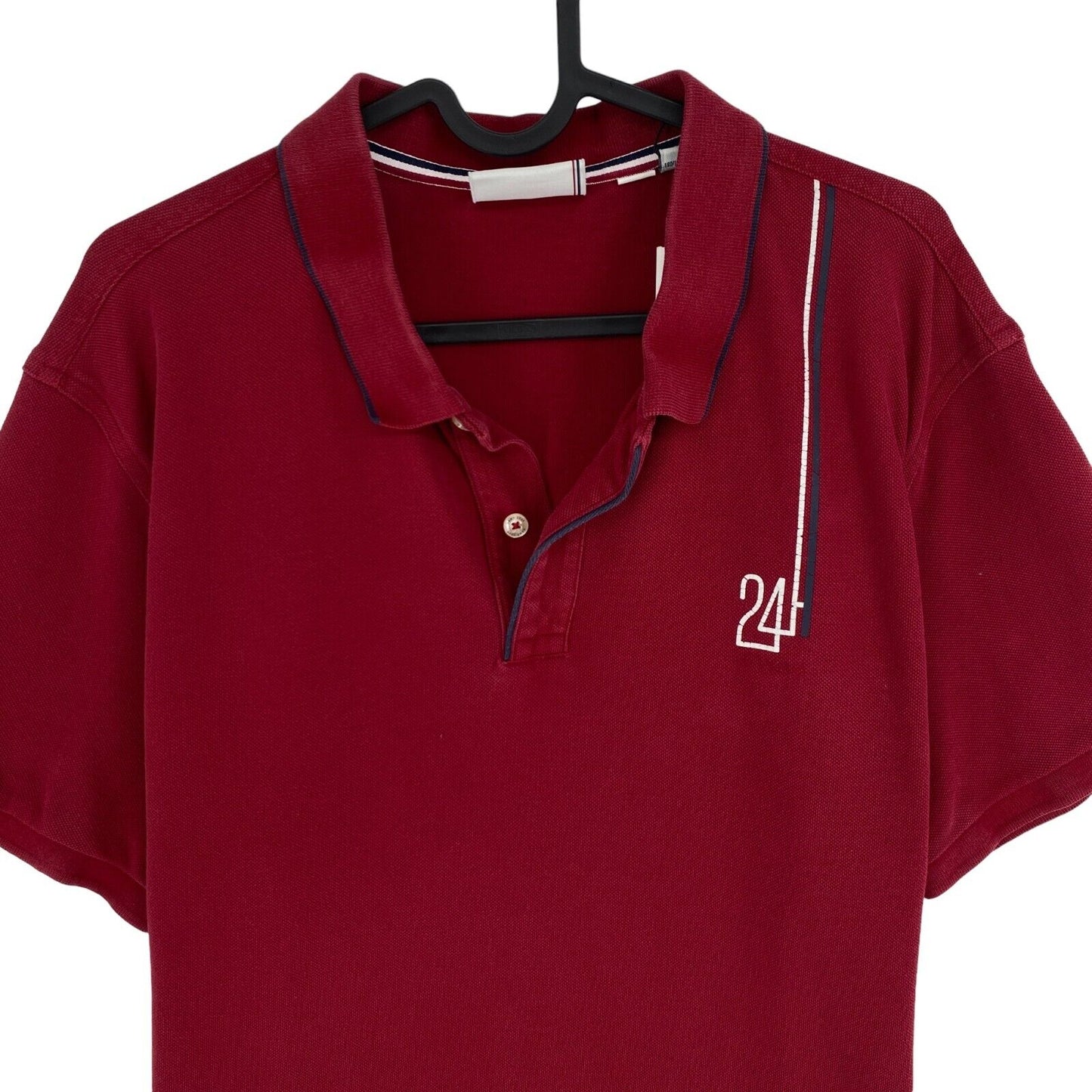 GANT x LE MANS Dark Red Tech Prep Pique Rugger Polo Shirt Size XL