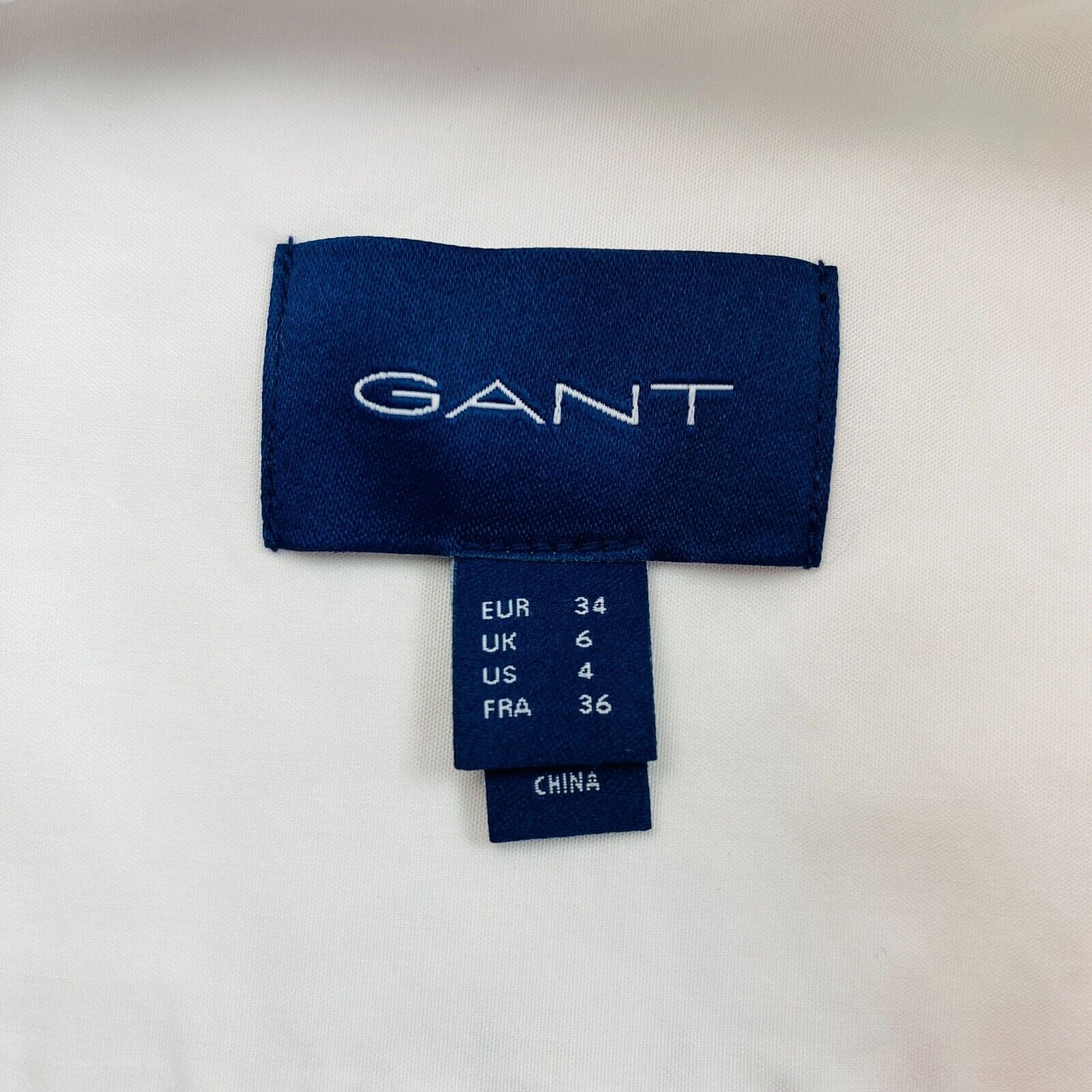 GANT White Oversized Shirt Size EU 34 UK 6 US 4