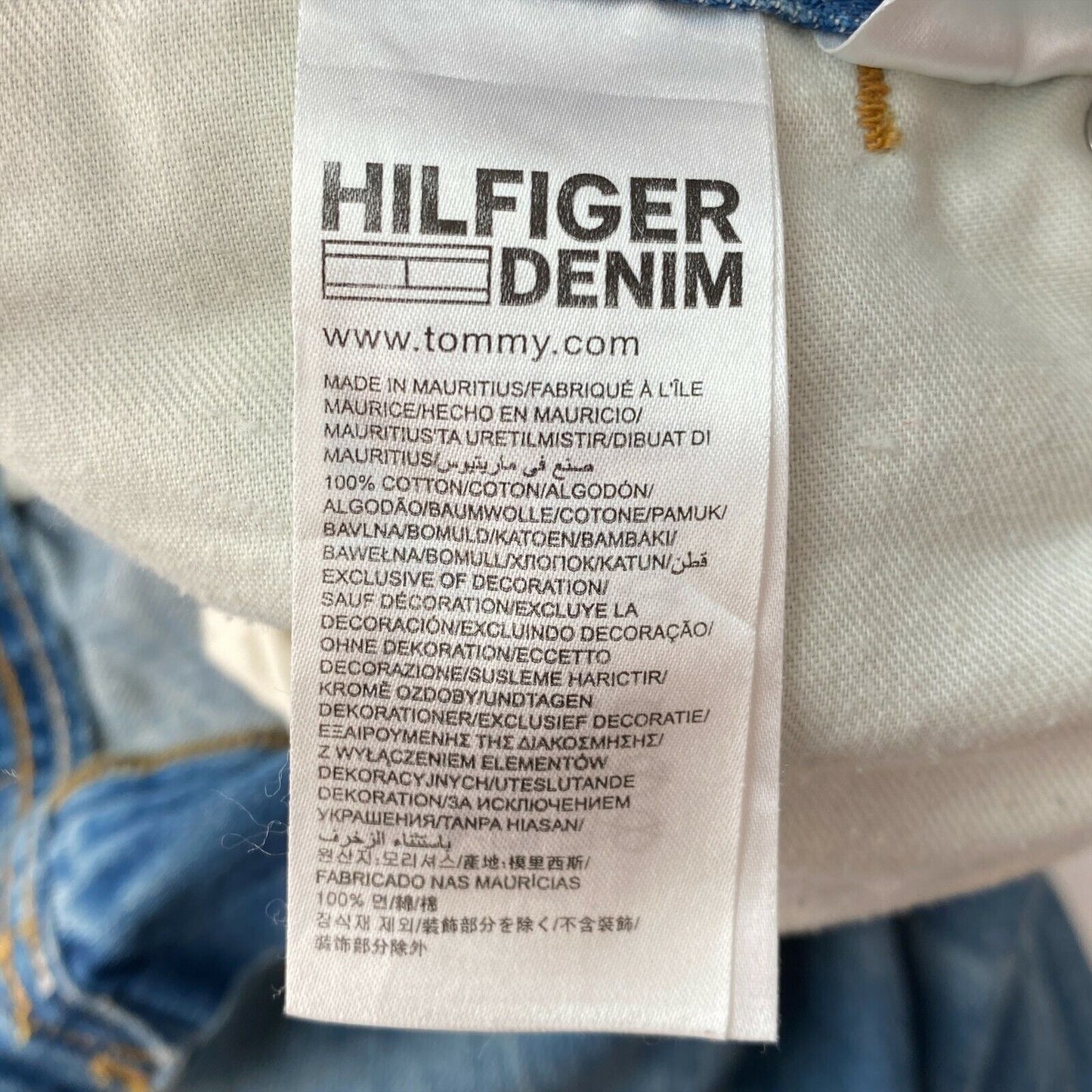 Tommy Hilfiger RYAN Blue Regular Straight Fit Jeans W33 L32